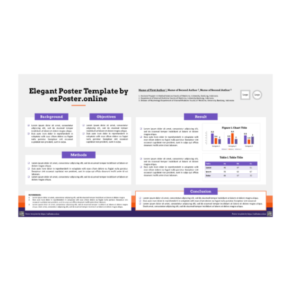 EZP01TH Full-HD Landscape PPT Poster Template FPCSW0R0M1-L1 LIGHT