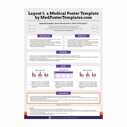 01PP-CSW0R0-A0 Portrait PPT Poster Template
