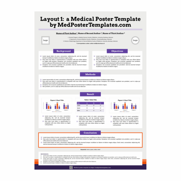 01PP-CSW0R0-A0 Portrait PPT Poster Template