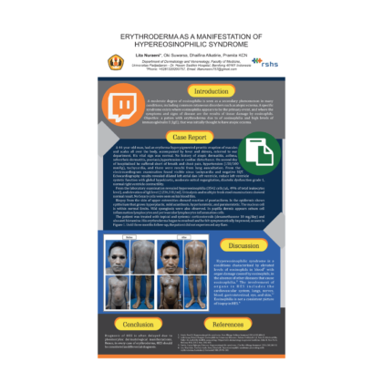 Dermatology Case Report Poster - Erythroderma