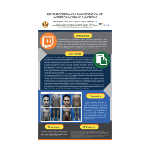 Dermatology Case Report Poster - Erythroderma