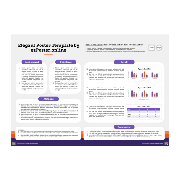 EZP01TH | Multipurpose A0 Landscape PowerPoint Poster Template | FPCRW0R0