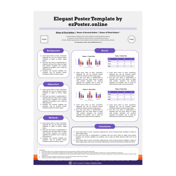 EZP01TH | Multipurpose A0 Portrait PowerPoint Poster Template | FPCRW0RS