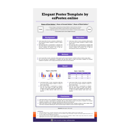 EZP01TH-FPCSW0R0H2 Full-HD Portrait PowerPoint Poster Template