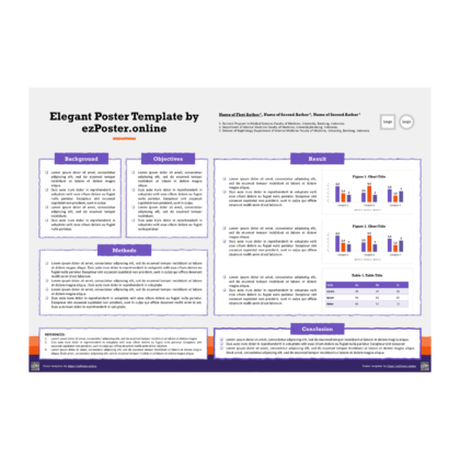 EZP01TH | Multipurpose A0 Landscape PowerPoint Poster Template | FPCSW0RS