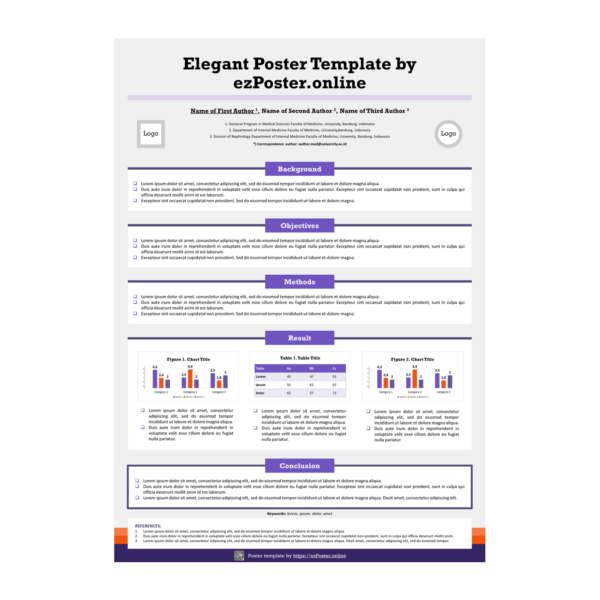 EZP01TH | Multipurpose A0 Portrait PowerPoint Poster Template | FPCSW0RT - Image 2