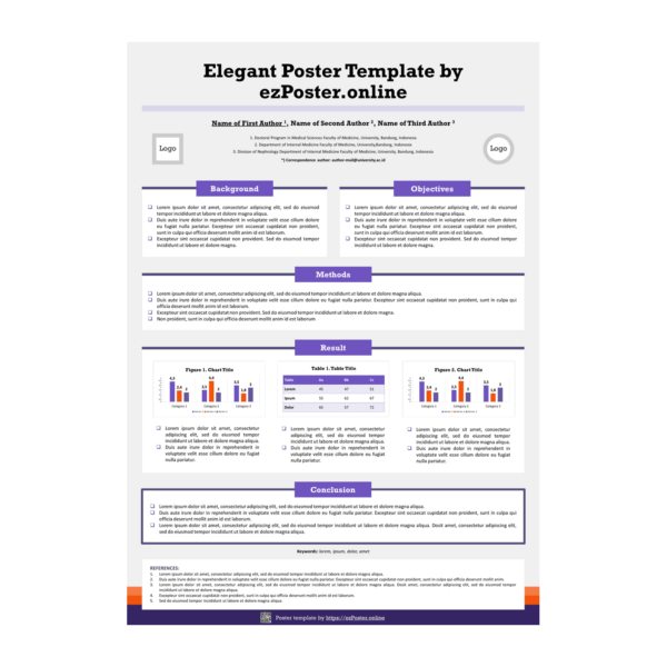 EZP01TH | Multipurpose A0 Portrait PowerPoint Poster Template | FPCSW0RT - Image 3