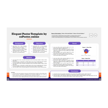 EZP01TH | Multipurpose Full-HD Landscape PowerPoint Poster Template | FPCRW0R0