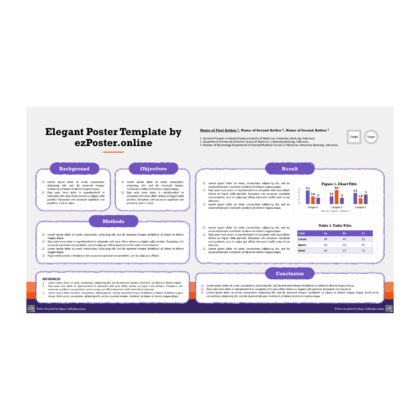 EZP01TH | Multipurpose Full-HD Landscape PowerPoint Poster Template | FPCRW0RS