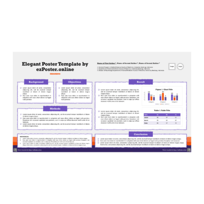 EZP01TH | Multipurpose Full-HD Landscape PowerPoint Poster Template | FPCSW0RS