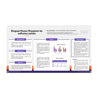 EZP01TH | Multipurpose Full-HD Landscape PowerPoint Poster Template | FPCSW0RT