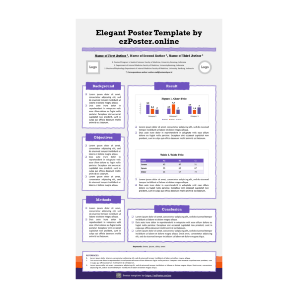 EZP01TH | Multipurpose Full-HD Portrait PowerPoint Poster Template | FPCSW0RS