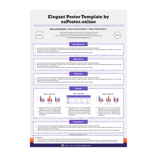 EZP01TH | Multipurpose A0 Portrait PowerPoint Poster Template | FPCSW0RS - Image 2