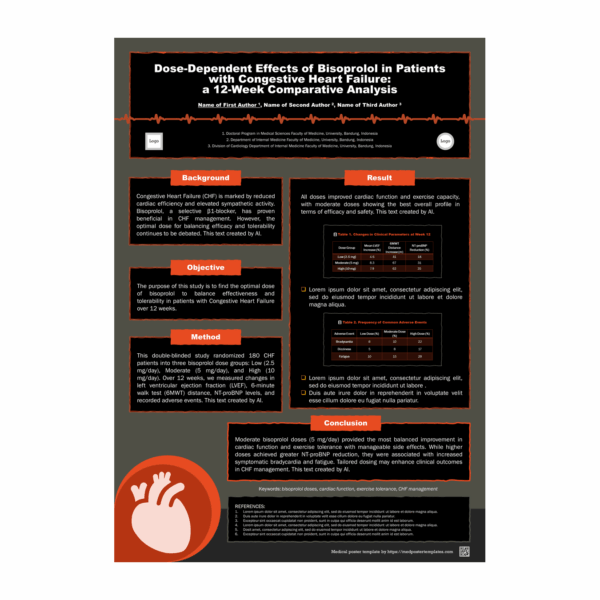 Bisoprolol-A0 : a  Cardiology PPT e-Poster Template - Image 4